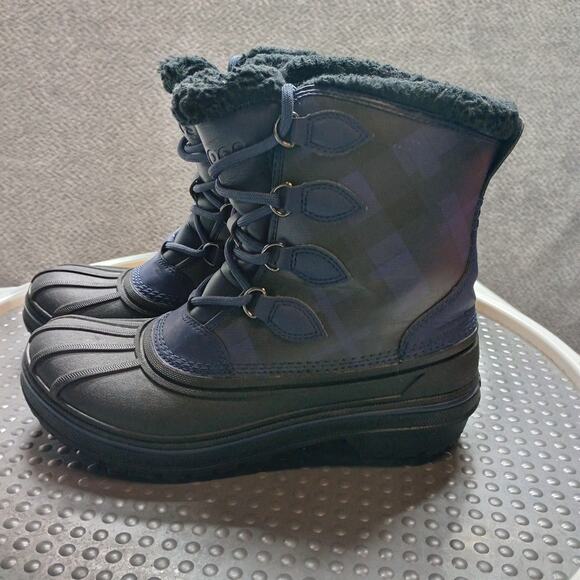 Crocs AllCast Weatherproof Women’s Snow Fleece Lined Boots - Picture 2 of 8